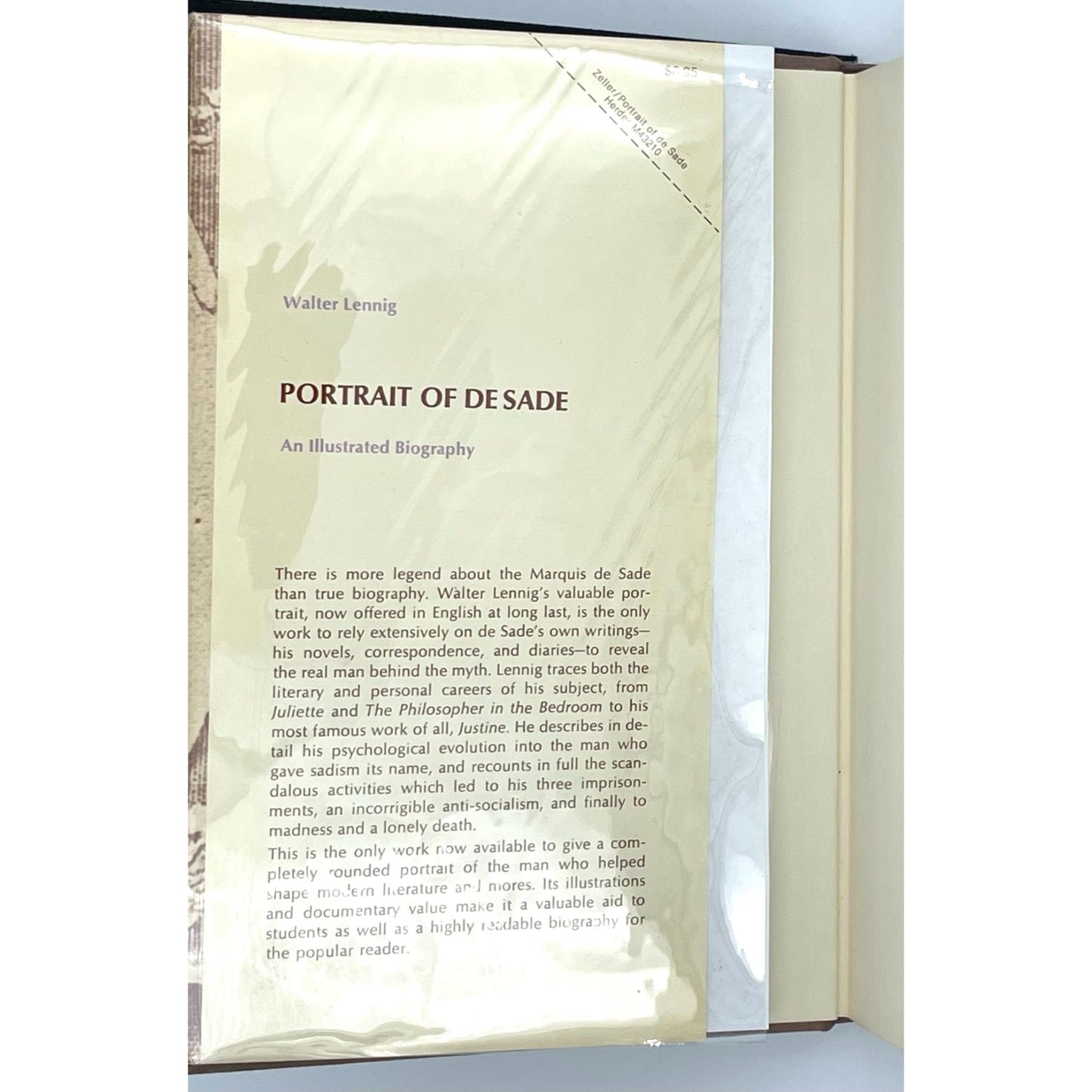 Portrait of De Sade: An Illustrated Biography