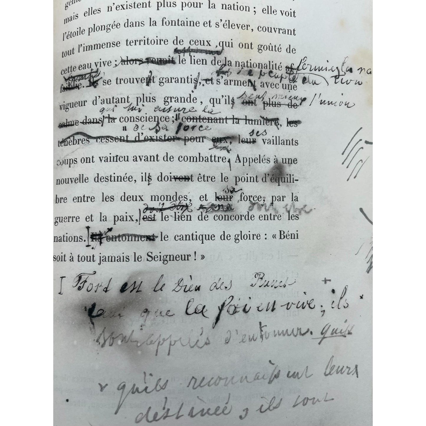 De l'analyse de la force