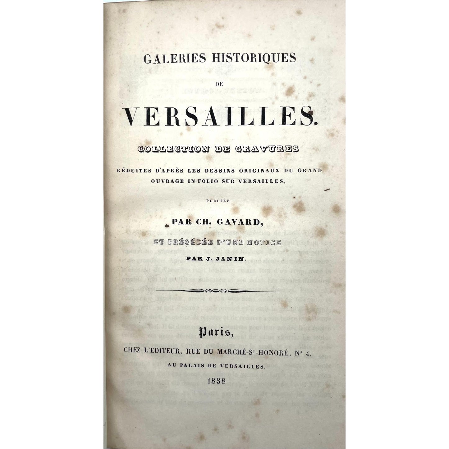 Galeries Historiques de Versailles: Collection de Gravures...
