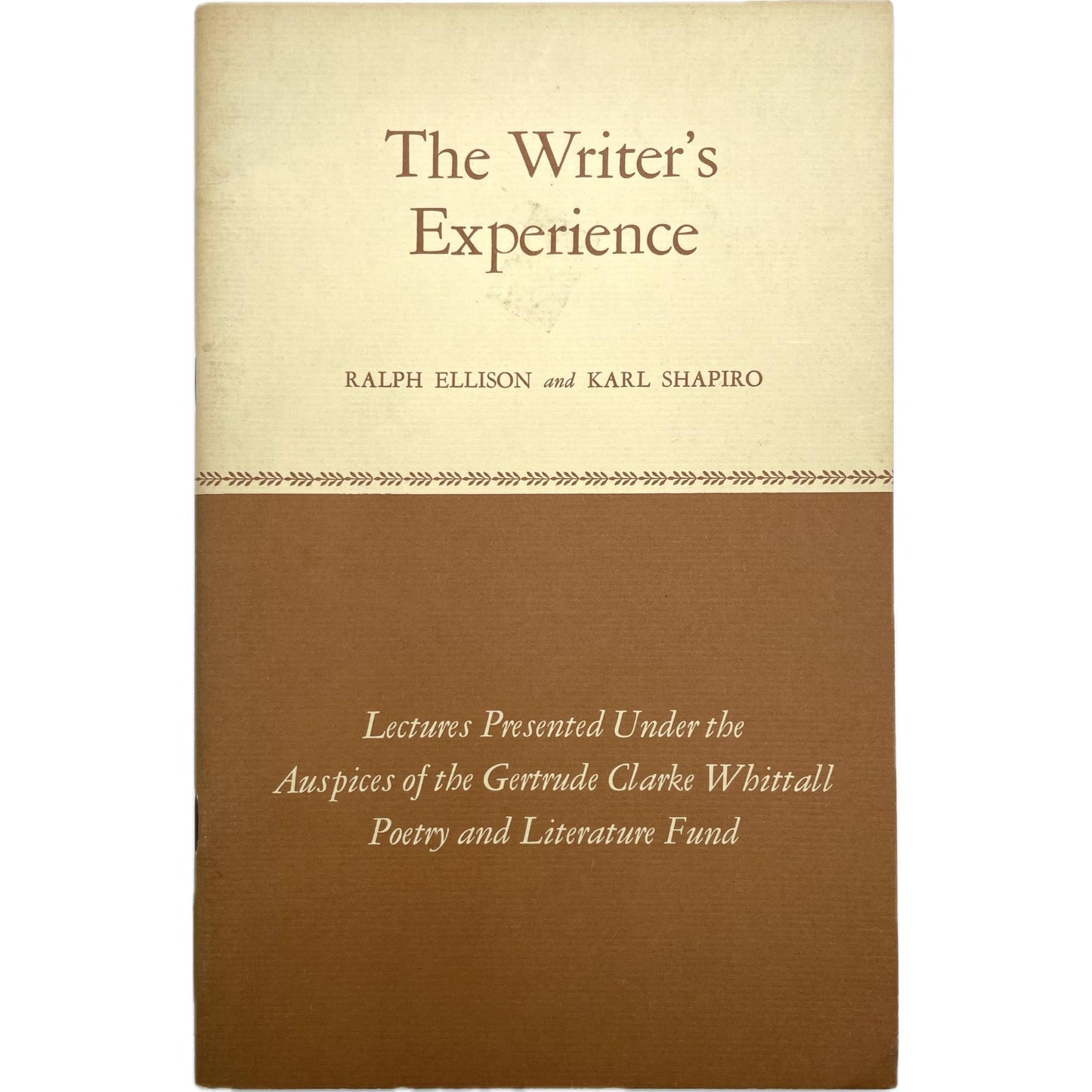 The Writer's Experience