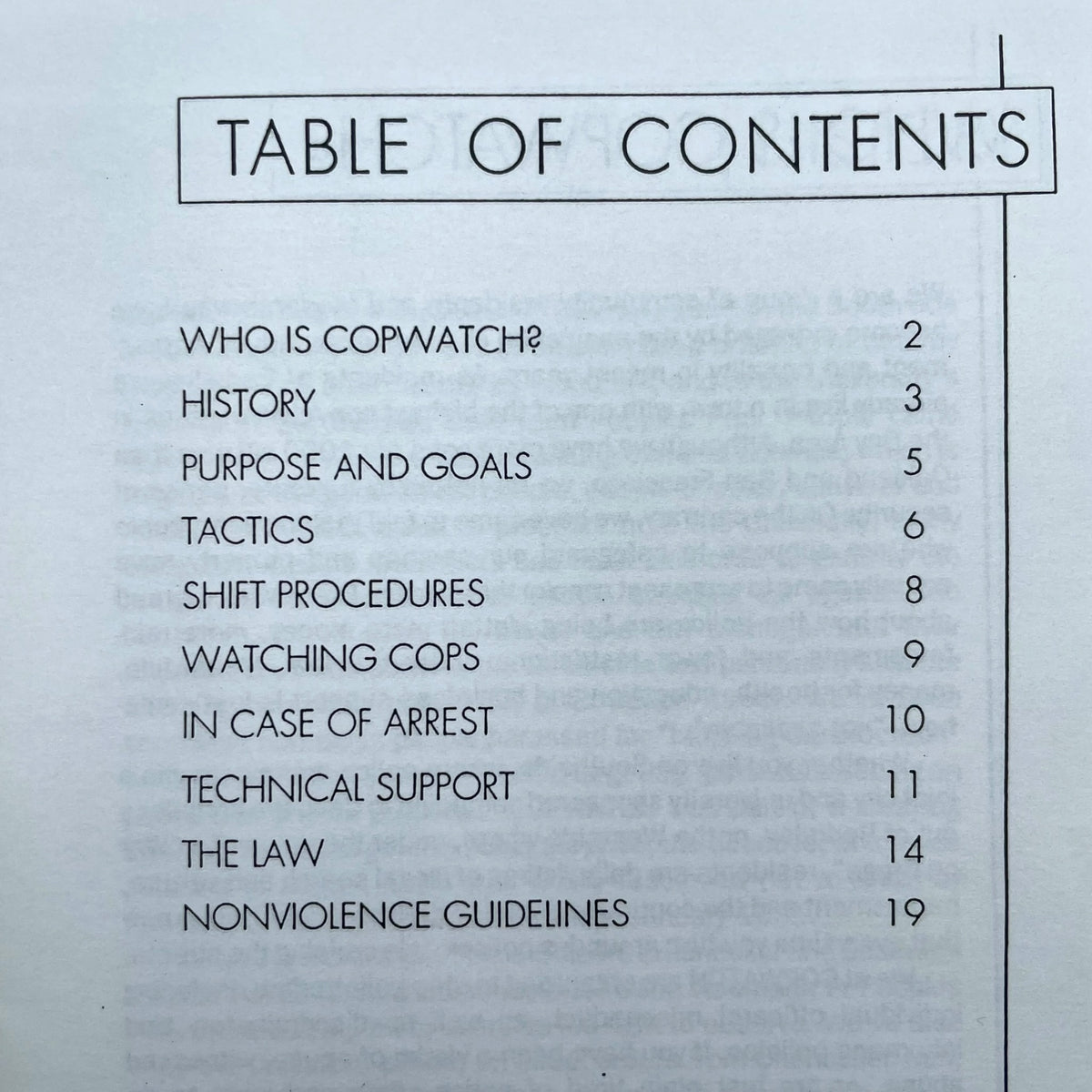 Copwatch Handbook: An Introduction to Citizen Monitoring of the Police