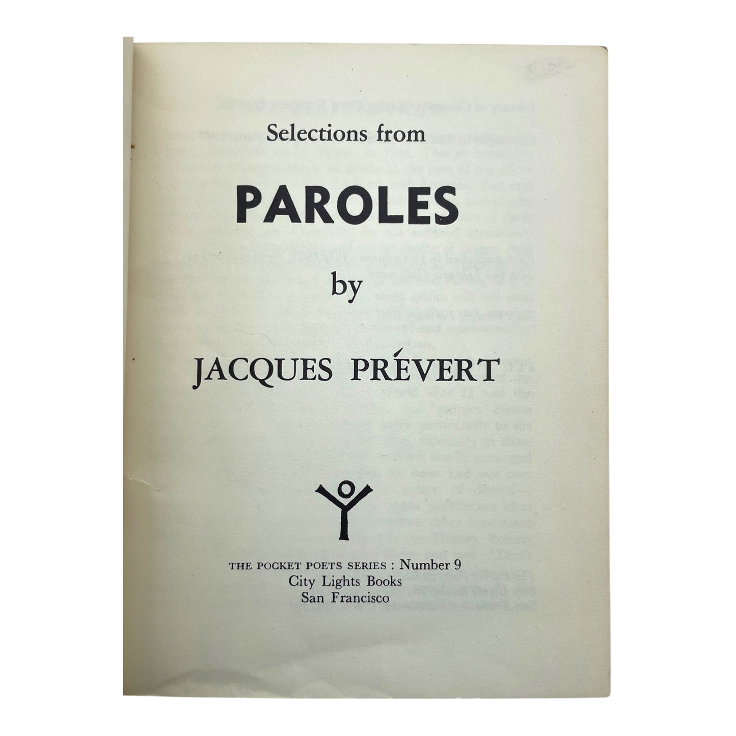 Selections from Paroles