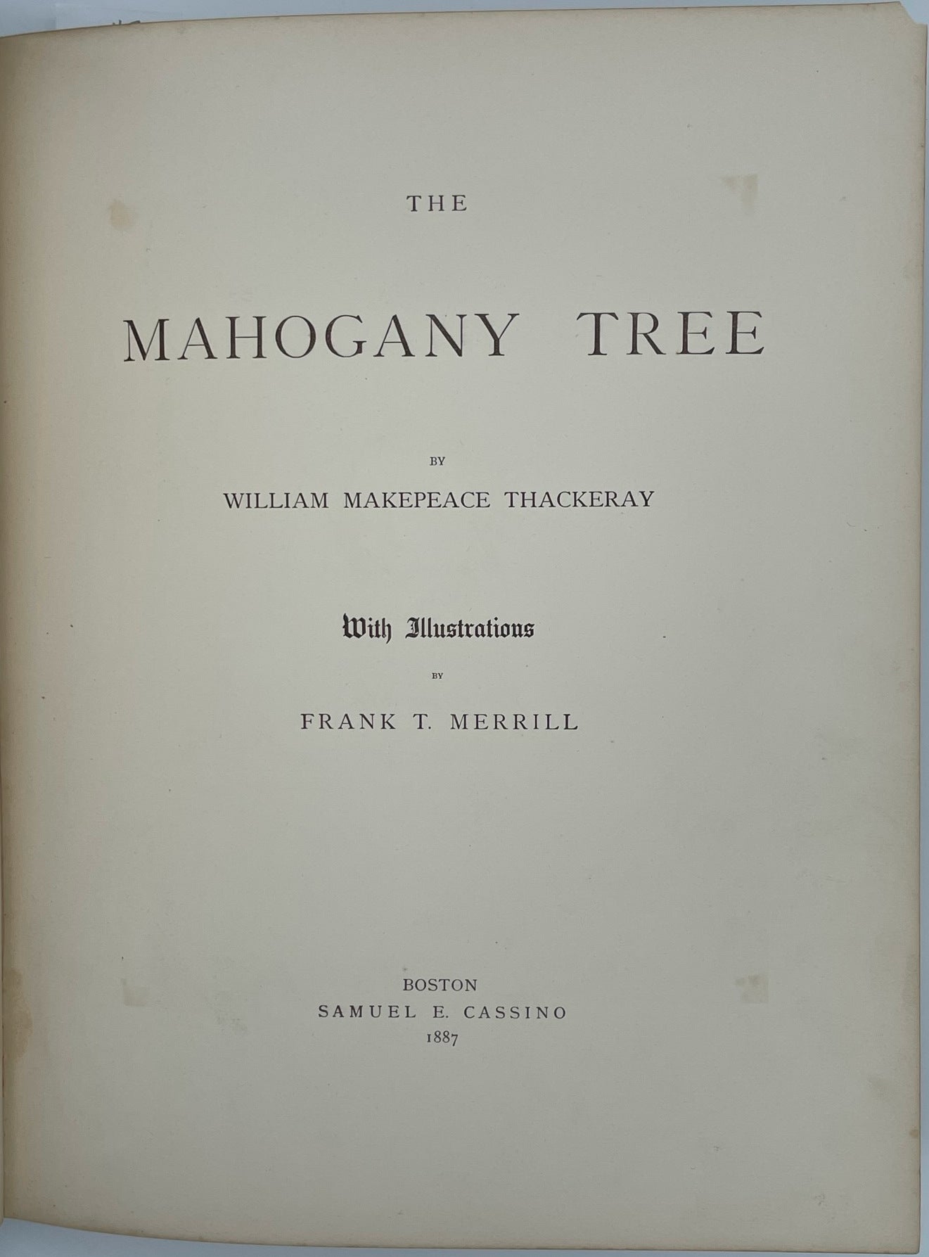 The Mahogany Tree