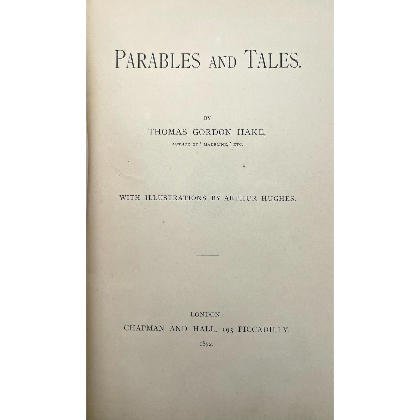Parables and Tales