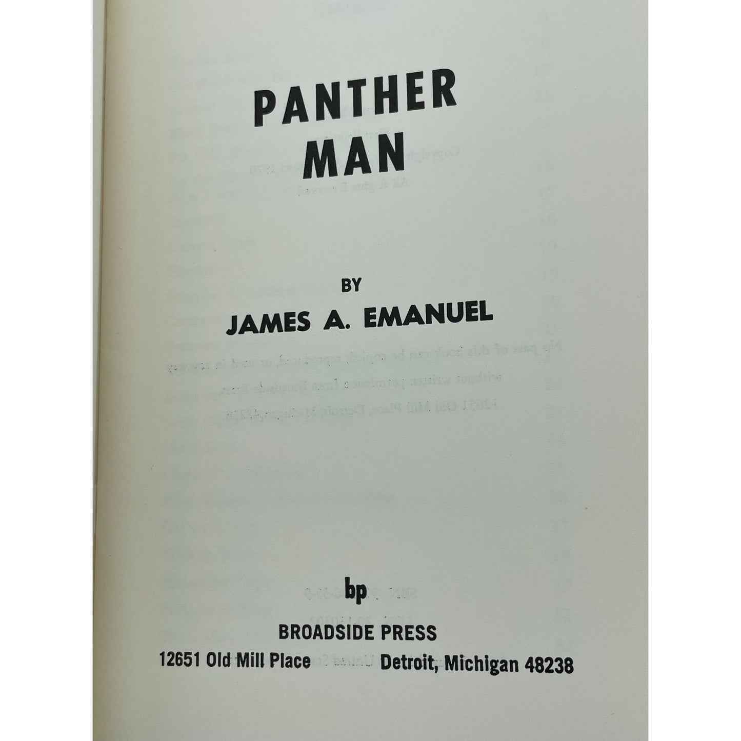 Panther Man