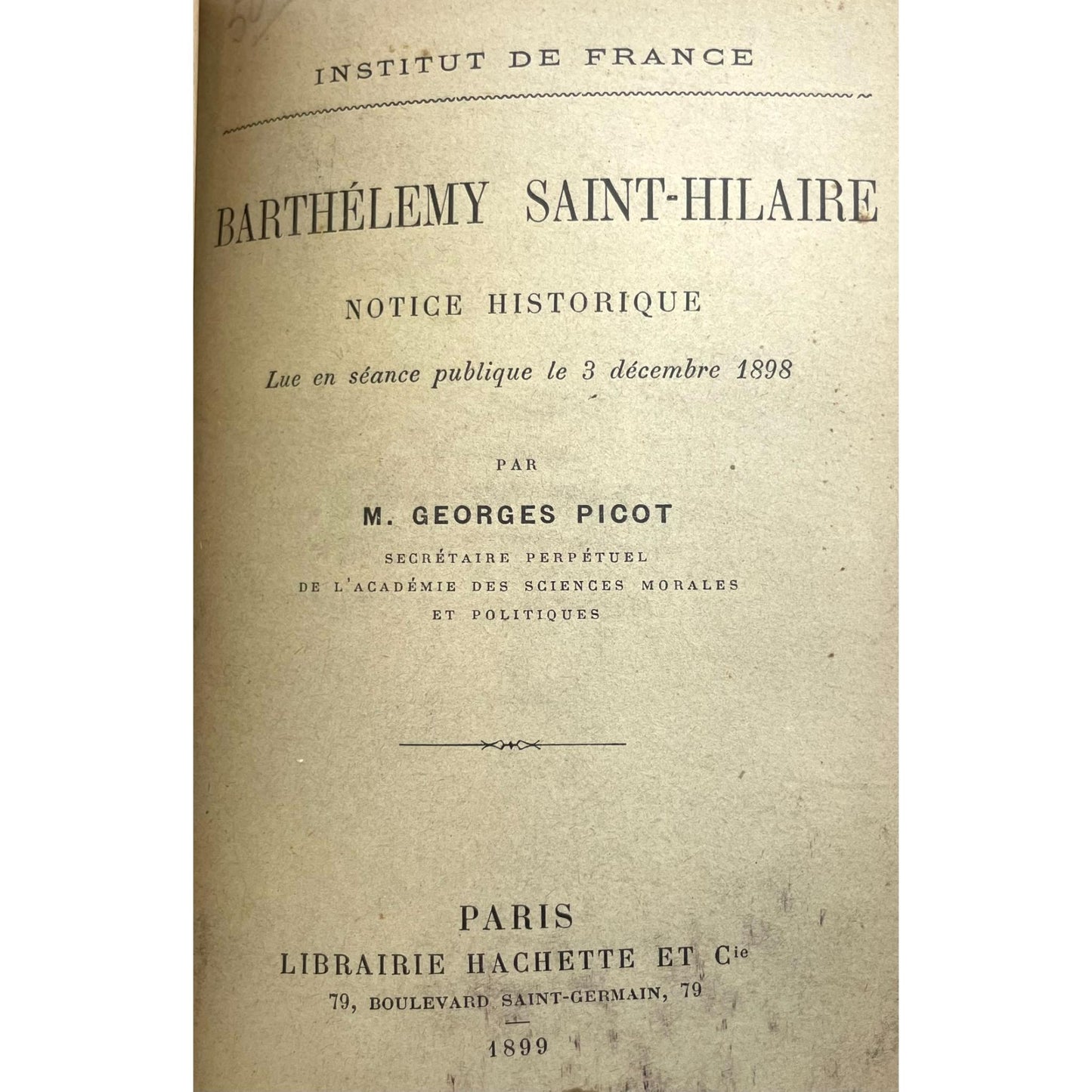 [Seven titles about celebrated French doctors and scientists]