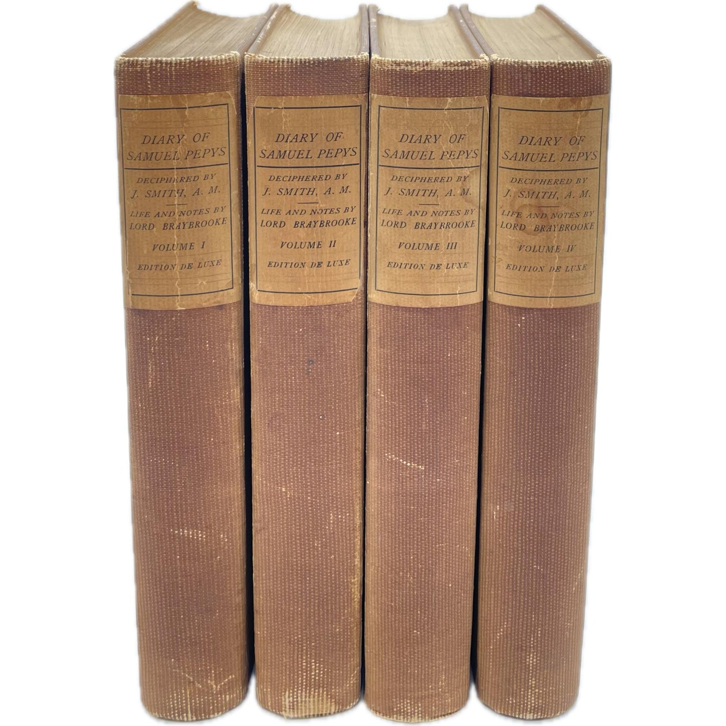 Diary and Correspondence of Samuel Pepys, F.R.S. [Vol. 1-4]