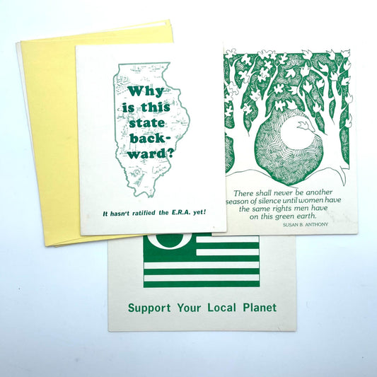 [1970s Feminist and Environmental Greeting Cards by The Notables]