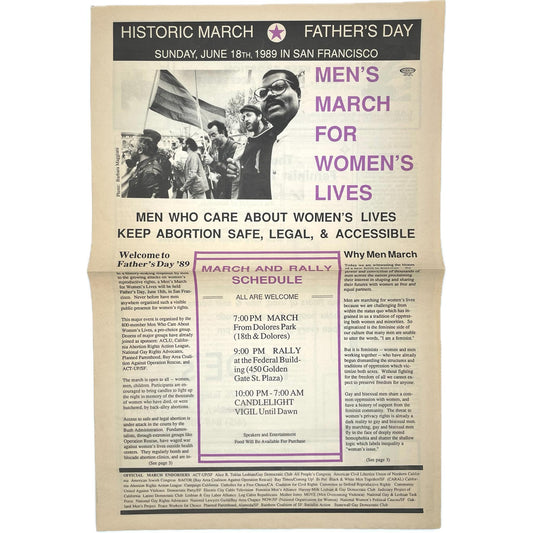 Men's March for Women's Lives