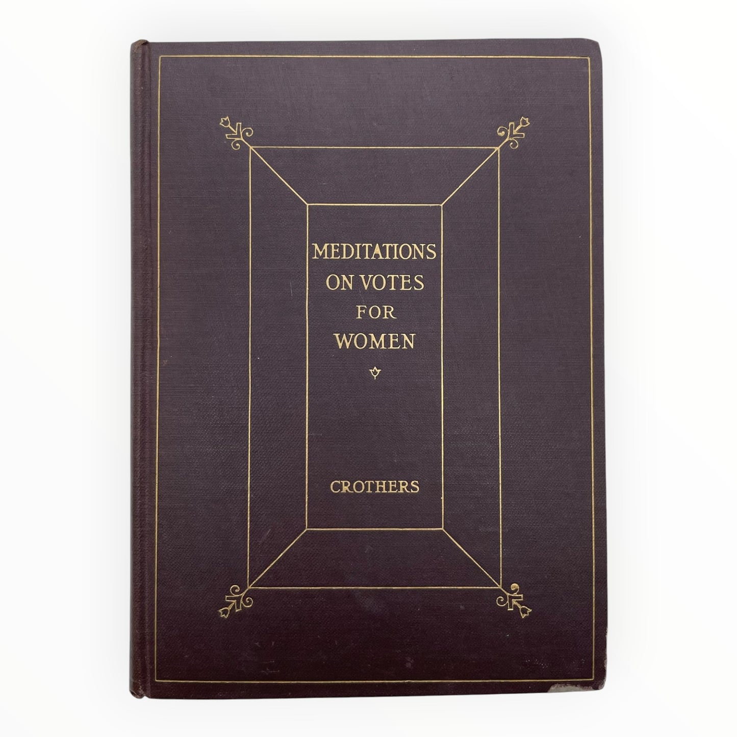 Meditations on Votes for Women, Together with Animadversions on the Closely Related Subject of Votes for Men