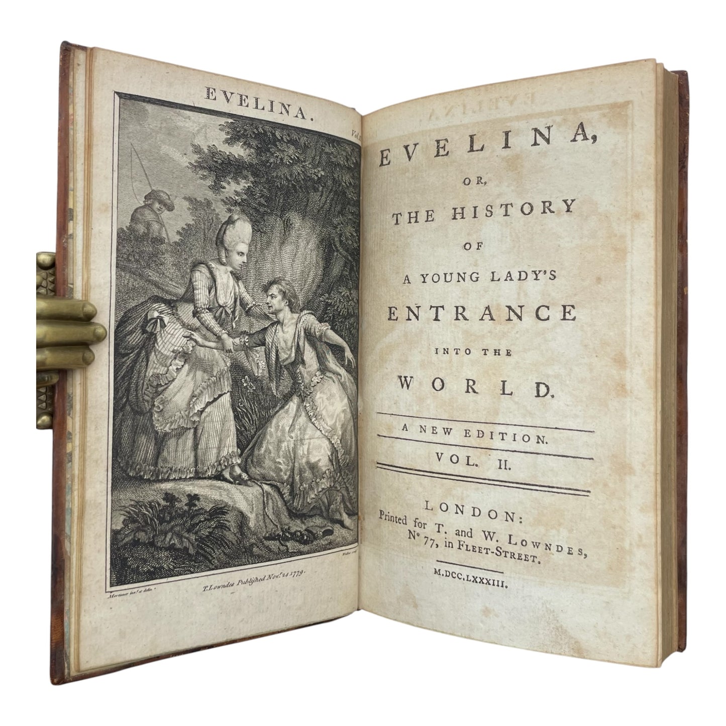 Evelina, or, The History of a Young Lady's Entrance into the World [Vol. 1-III]