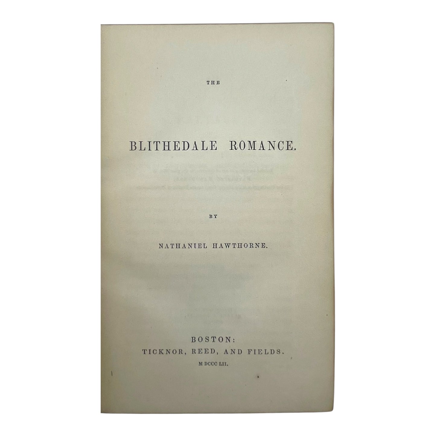 The Blithedale Romance