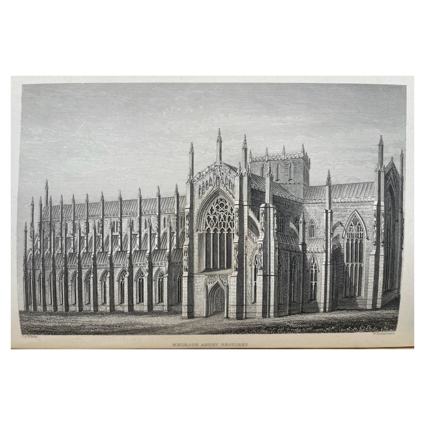 History of St. Mary's Abbey, Melrose, the Monastery of Old Melrose, and the Town and Parish of Melrose