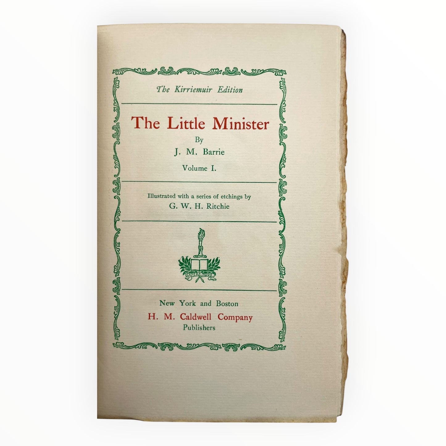The Little Minister [Vol. I-II]