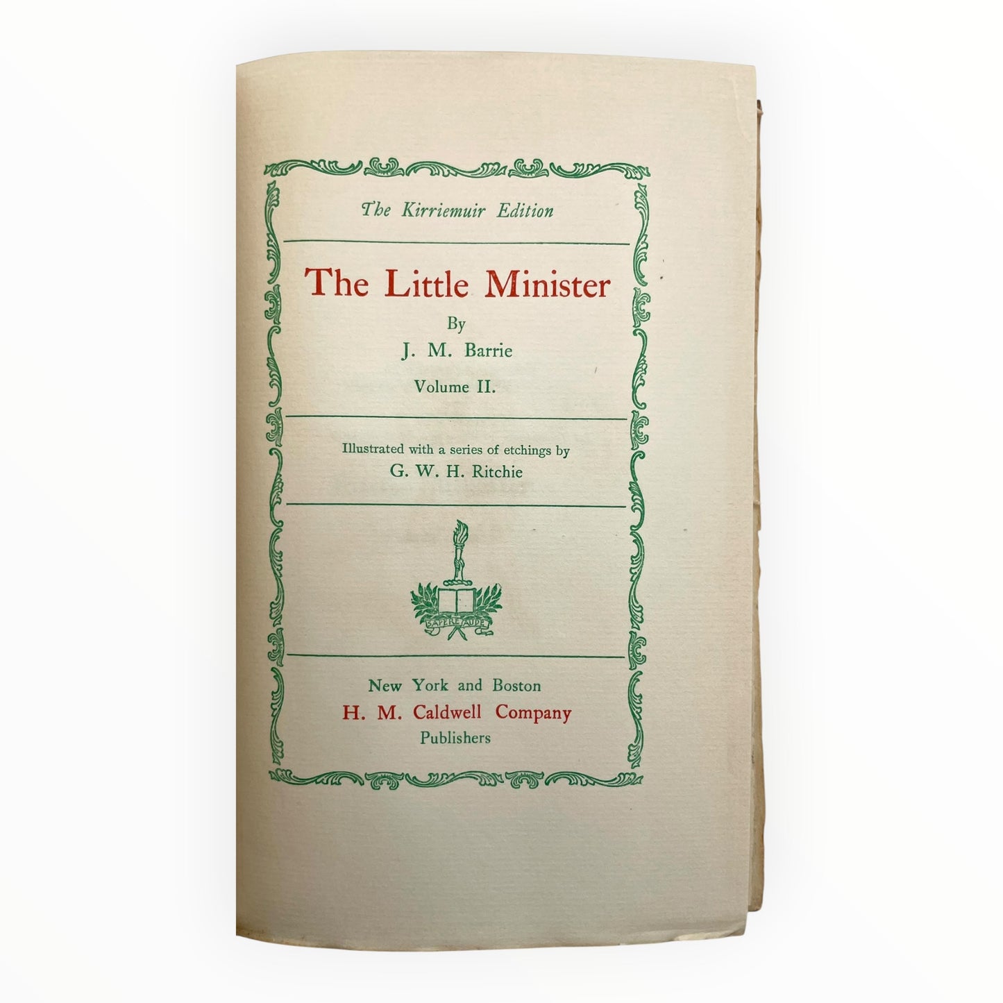 The Little Minister [Vol. I-II]