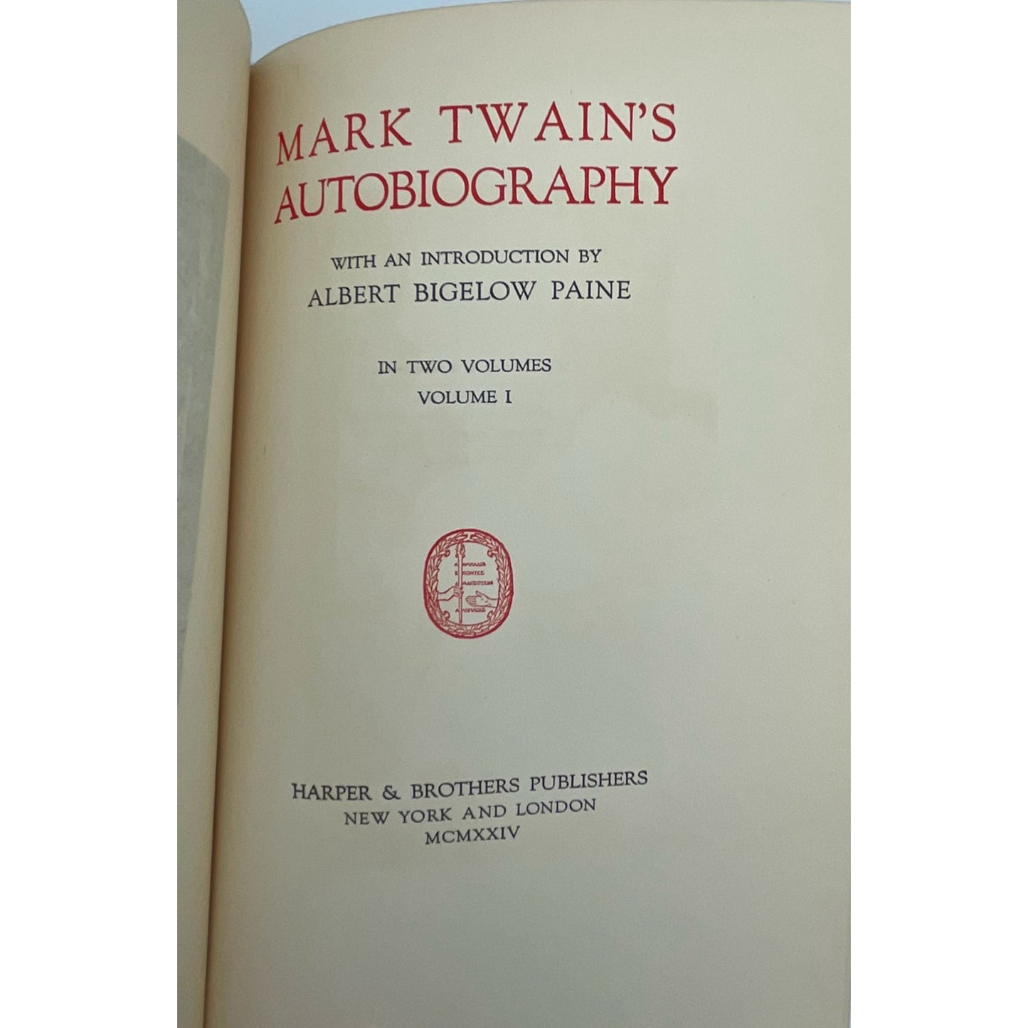 Mark Twain's Autobiography