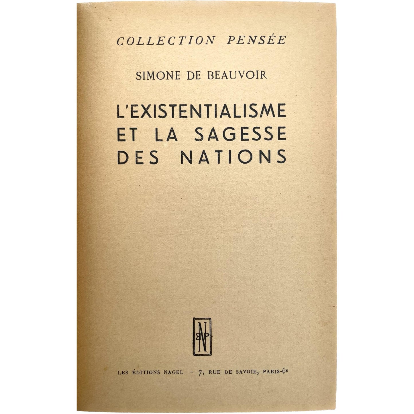 L'Existentialisme et La Sagesse des Nations